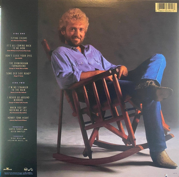 Keith Whitley : Don't Close Your Eyes (LP, Album, Abr)