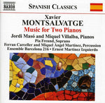 the album cover for Jordi Maso - Piano Music: For Two Pianos 3