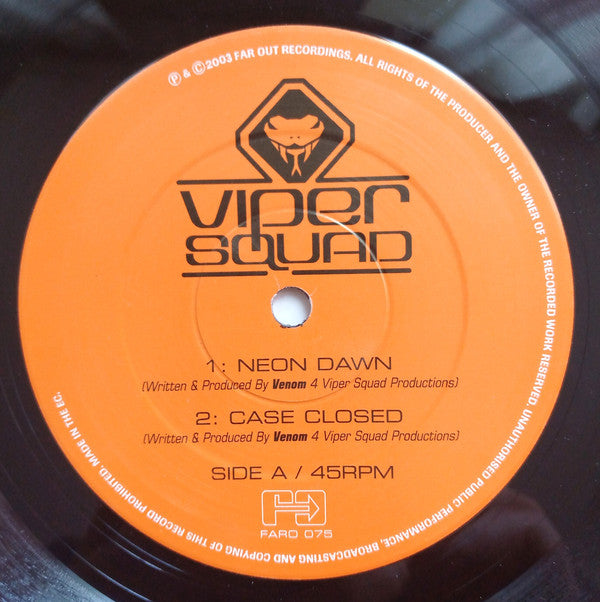 Viper Squad : Neon Dawn (12", Ltd, Promo)