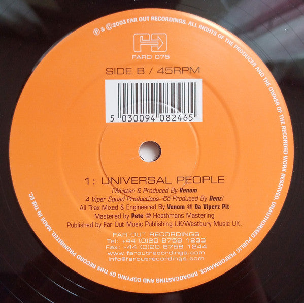 Viper Squad : Neon Dawn (12", Ltd, Promo)