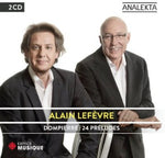 the album cover for Alain Lefèvre - Dompierre: 24 Preludes