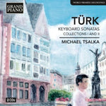 the album cover for Michael Tsalka - Keyboard Sonatas Collections I & II