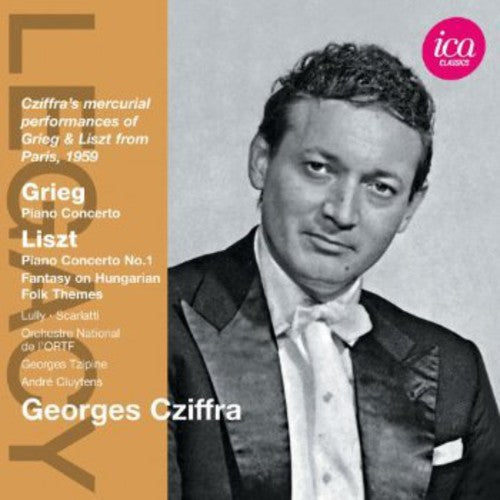 the album cover for György Cziffra - Legacy: Georges Cziffra