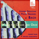 the album cover for Bach, JS / Isoir / Giboureau - Works for Organ & Oboe