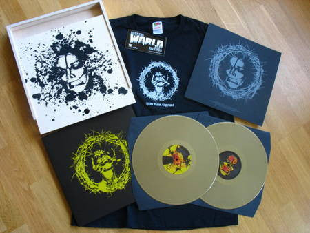 Gnaw Their Tongues : All The Dread Magnificence Of Perversity (2xLP, Album, Ltd, Gol + Box)