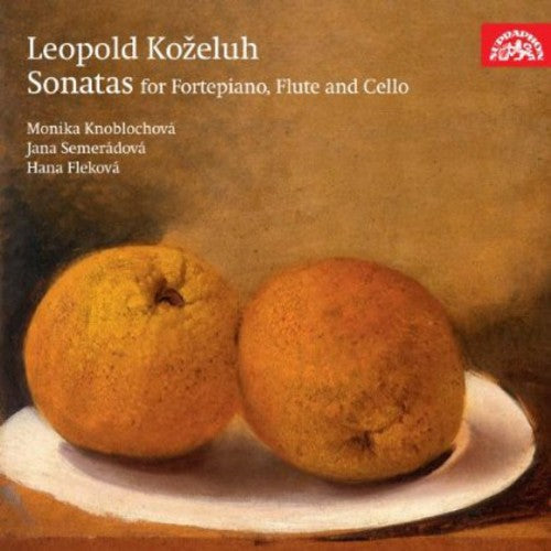 the album cover for Monika Knoblochová - Sonatas for Fortepiano & Flute & Cello