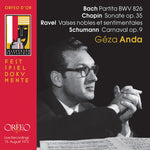 the album cover for Geza Anda - Partita 2