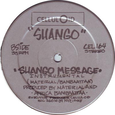 Shango : Shango Message (12")