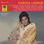 the album cover for CHRISTA LUDWIG - Arias & Scenes: Live Recordings 1955-1994