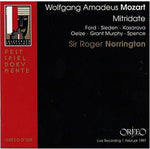 the album cover for Mozart / Ford / Sieden / Oelze / Murph / Spence - Mitridate Re Di Ponto