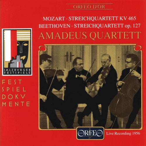 the album cover for Amadeus Quartet - String Quartet in C