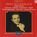 the album cover for Fritz Wunderlich - Opera Arias
