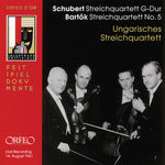 the album cover for Hungarian Quartet - Live Recording: Mozarteum August 14 1961