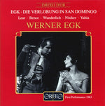 the album cover for Werner Egk - Die Verlobung in San Domingo