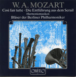 the album cover for Bläser Der Berliner Philharmoniker - Music from Cosi Fan Tutte & Abduction from