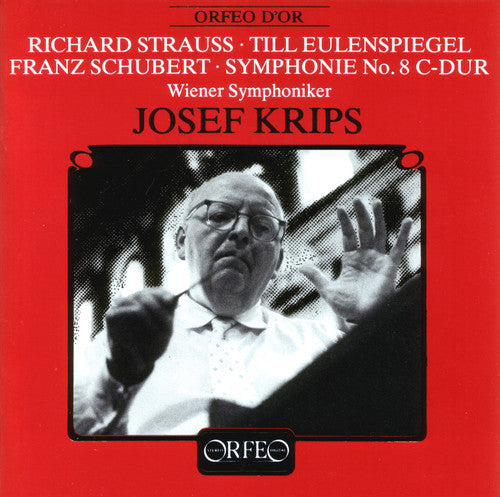 the album cover for Wiener Symphoniker - Till Eulenspiegel / Symphonie No. 8 C-Dur