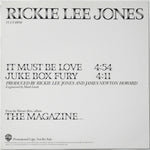 Rickie Lee Jones : It Must Be Love / Juke Box Fury (12", Single, Promo)