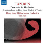 the album cover for Tan Dun - Symphonic Poem on 3 Notes