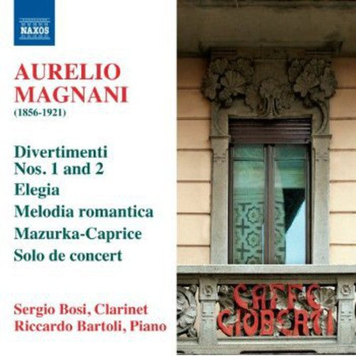 the album cover for Riccardo Bartoli - Virtuoso Clarinet Music