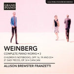 the album cover for Allison Brewster Franzetti - Complete Piano Works 3