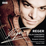 the album cover for Reger / Schmid / Tampere Philharmonic Orch / Lintu - Violin Concerto Chaconne
