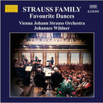 the album cover for Johannes Wildner - Strauss Family: Favorite Dances