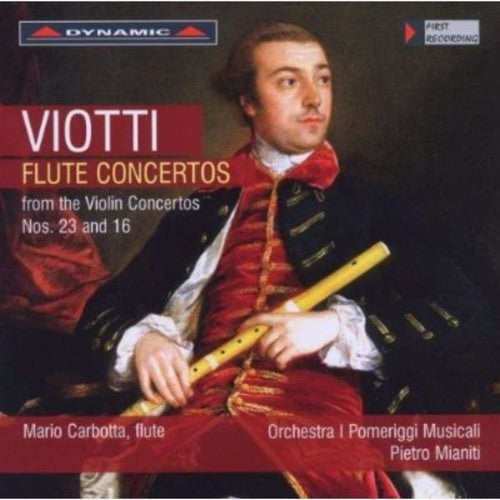 the album cover for A. ROLLA - Flute Ctos from Violin Ctos Nos 23 & 16