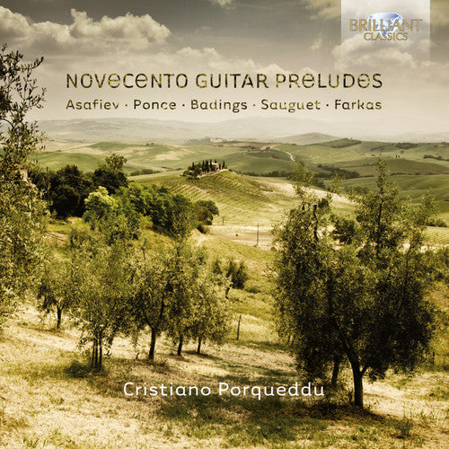 the album cover for Cristiano Porqueddu - Novecento Guitar Preludes