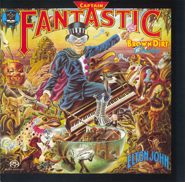 Elton John : Captain Fantastic And The Brown Dirt Cowboy (SACD, Hybrid, Multichannel, Album, RE, RM)