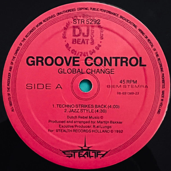 Groove Control (2) : Global Change (12")