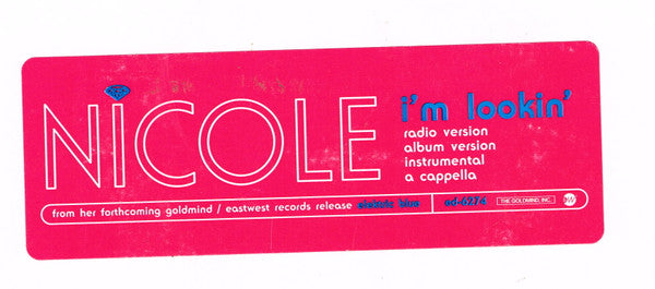 Nicole* : I'm Lookin' (12", Promo)