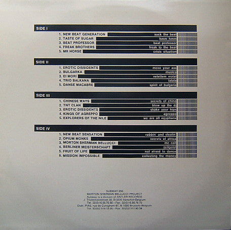 Morton Sherman Bellucci : Beat The Box (The 1988 Compilation Of New Beat Dance Tracks) (2xLP, Comp)