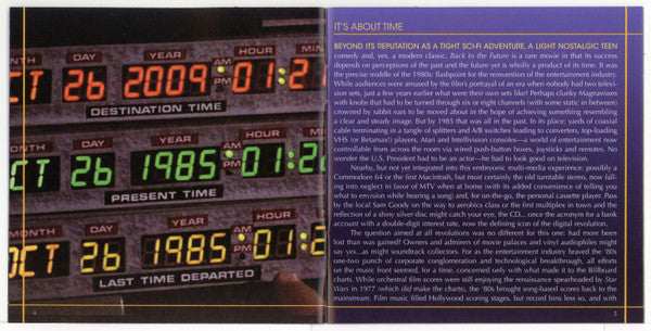 Alan Silvestri : Back To The Future | Original Motion Picture Soundtrack (2xCD, Album, Ltd, Exp)