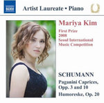 the album cover for Mariya Kim - Capricen Von Paganini Op 3