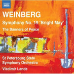 the album cover for Vladimir Lande - Symphony No 19: Banners of Peace - Symphonic Poem