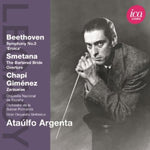 the album cover for Ataulfo Argenta - Beethoven / Smetana