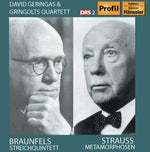 the album cover for Gringolts Quartet - Streichquintett / Metamorphosen