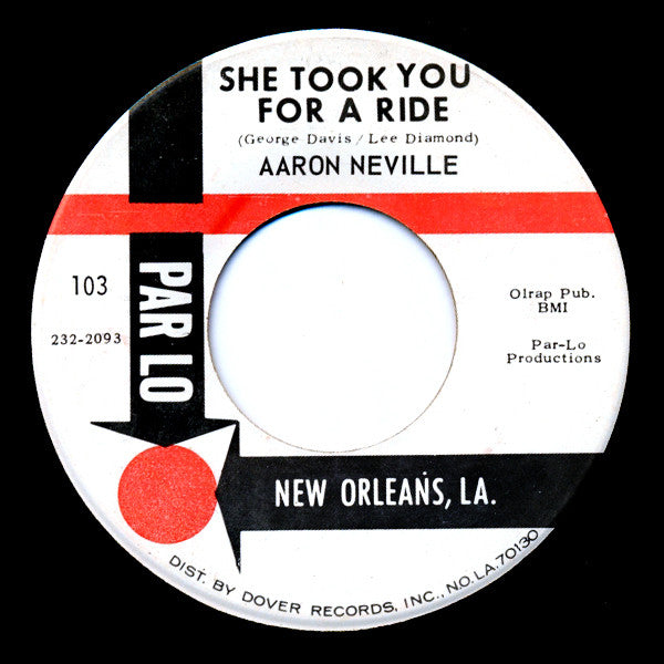 Aaron Neville : She Took You For A Ride / Space Man (7")