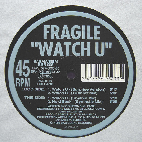 Fragile (2) : Watch U (12")