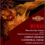 the album cover for Byrd / Darlington - Mass for Four Voices
