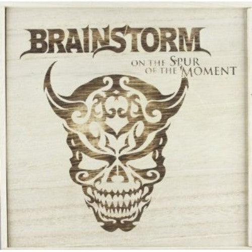 the album cover for Brainstorm - On the Spur of the Moment