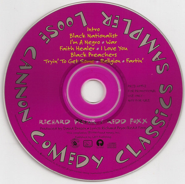 Richard Pryor & Redd Foxx : Comedy Classics Sampler (CD, Promo, Smplr)