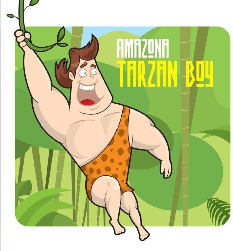the album cover for Amazona - Tarzan Boy