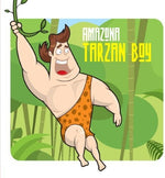 the album cover for Amazona - Tarzan Boy