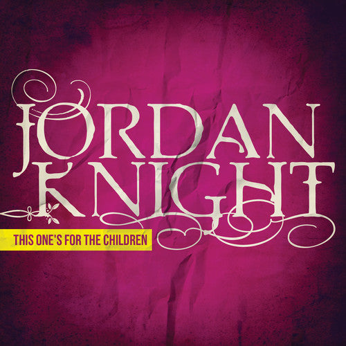 the album cover for Jordan Knight - This One's for the Children
