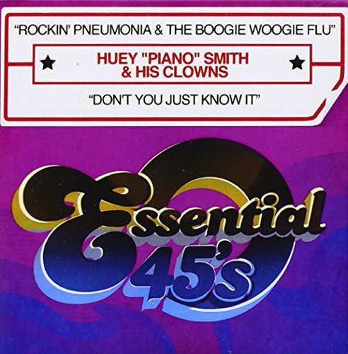 the album cover for Huey Piano Smith & His Clowns - Rockin' Pneumonia & the Boogie Woogie Flu
