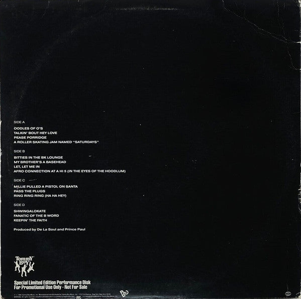 De La Soul : De La Soul Is Dead (2xLP, Album, Ltd, Promo)