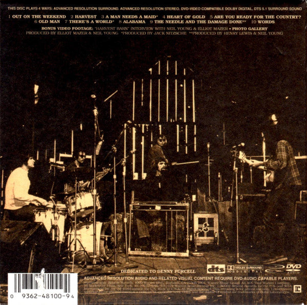 Neil Young : Harvest (DVD-A, Album, RE, Multichannel)