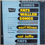 Earl Hines And Nat Jaffe : Fats Waller Songs (10", Album)