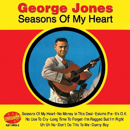 the album cover for George Jones - Seasons of My Heart